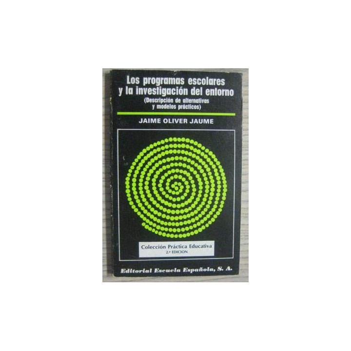 Los programas escolares y la investigación del entorno